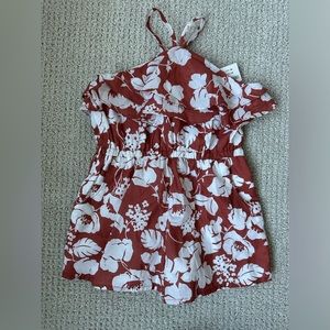 NWT 3T Janie and Jack burnt red romper